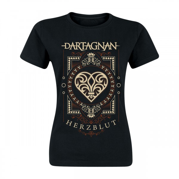 dArtagnan Girlshirt Herzblut